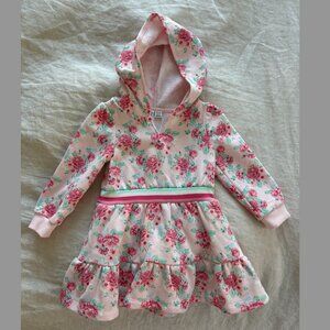 Janie and Jack Flower Dress with Hood